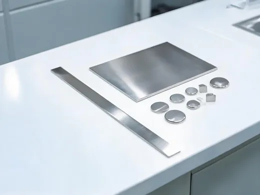 Stainless steel strip and sheet samples