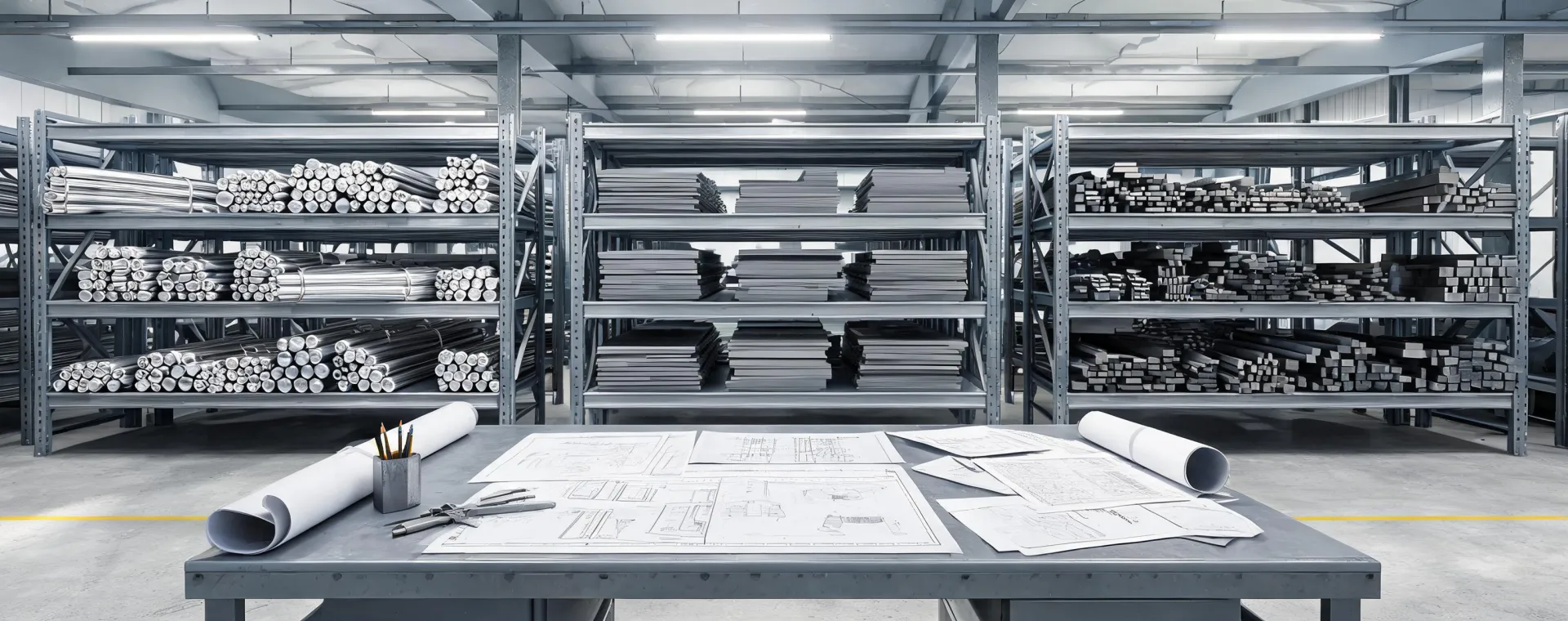 Sandvik alloy stock in technical warehouse